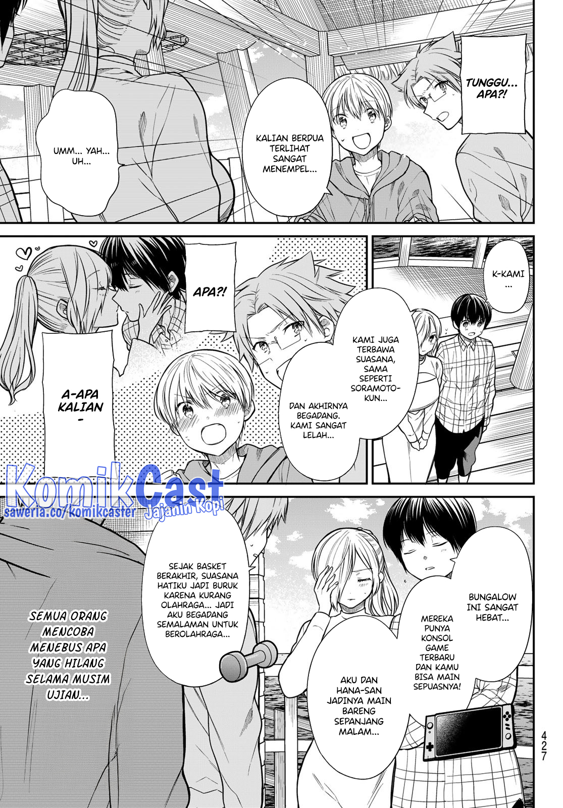 Danshi Koukousei wo Yashinaitai Onee-san no Hanashi Chapter 354 Gambar 4